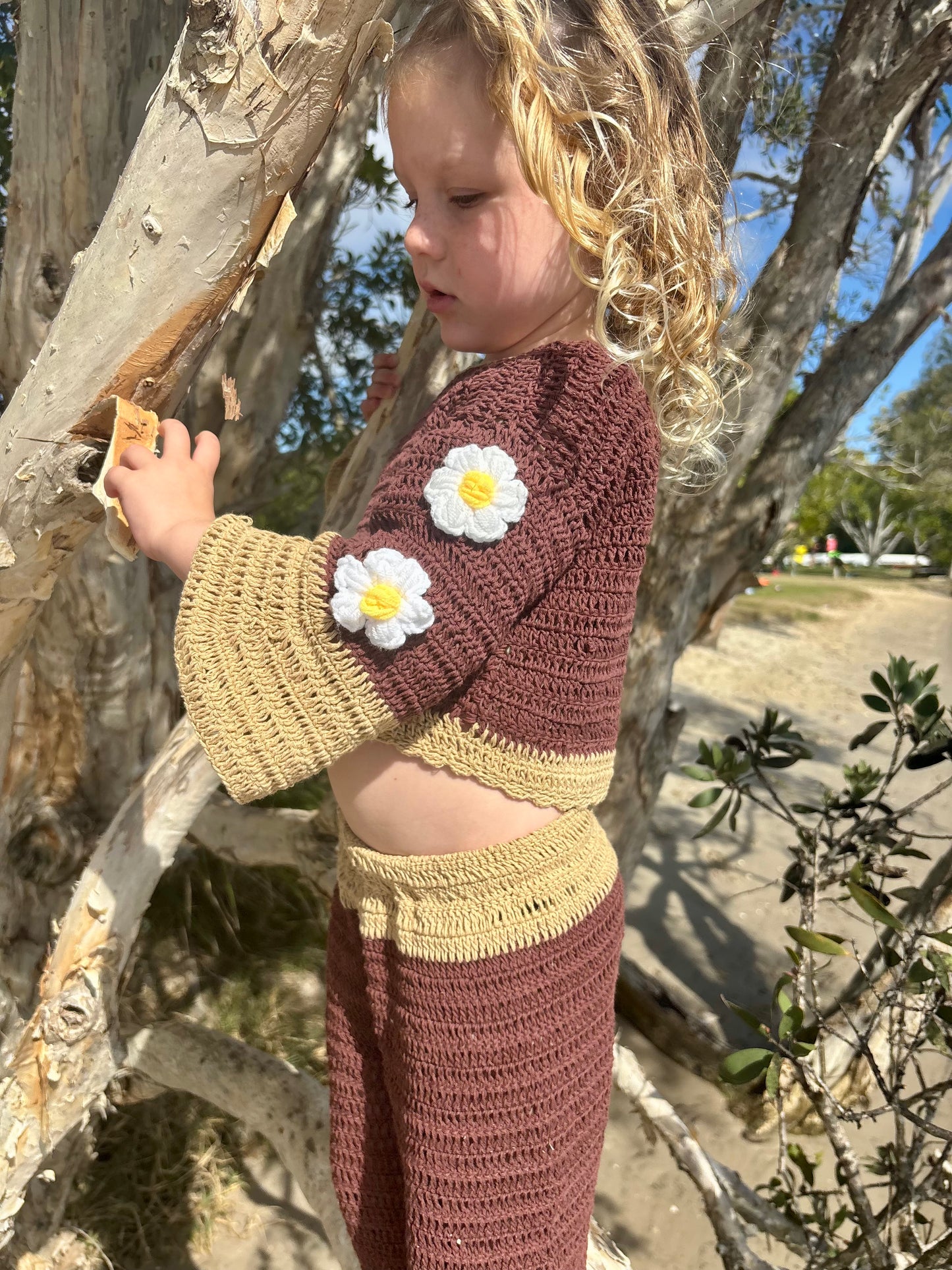 Flossy Pants in Brownie