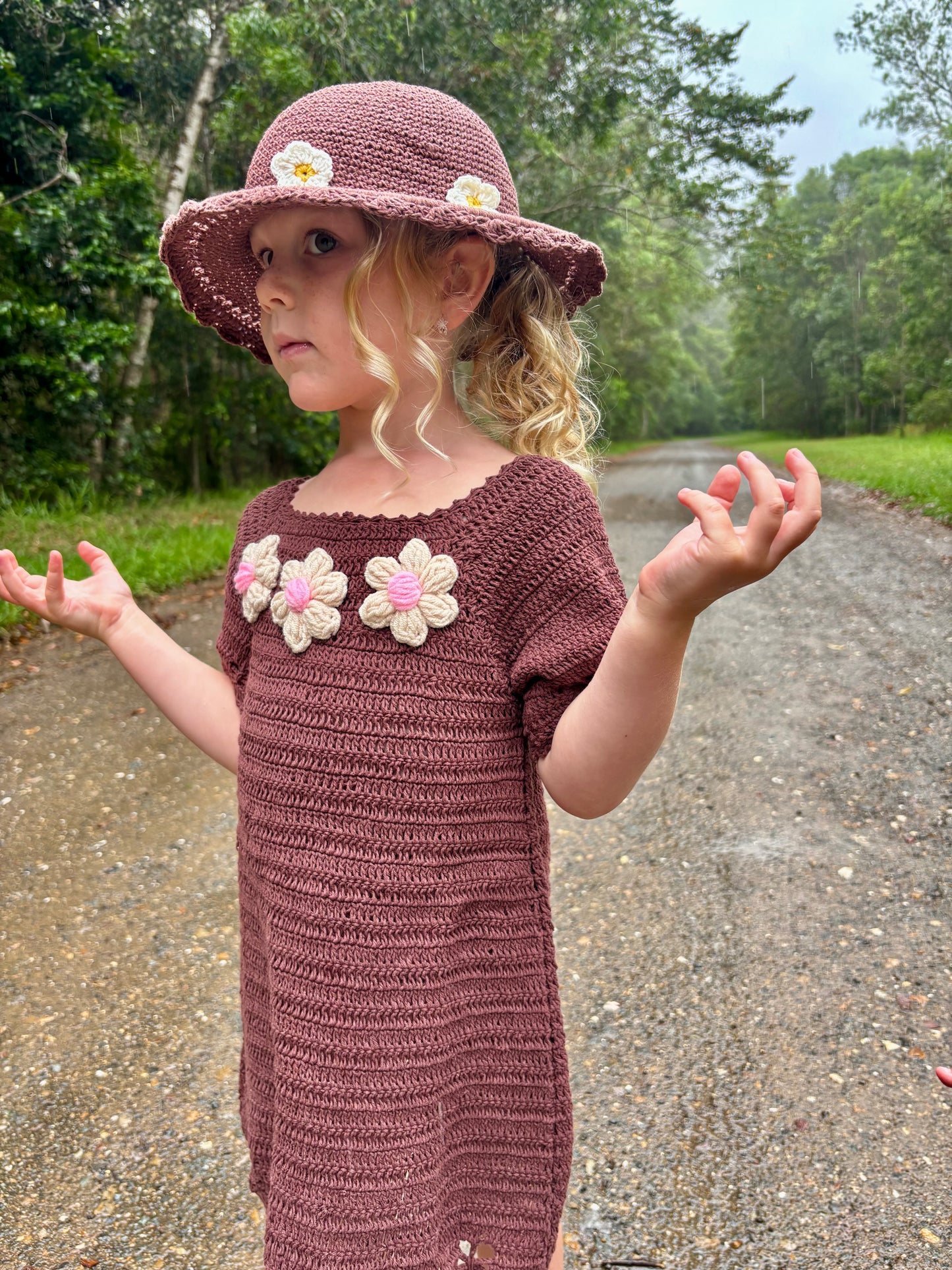 Butterfly Dress in Cocoa Dream